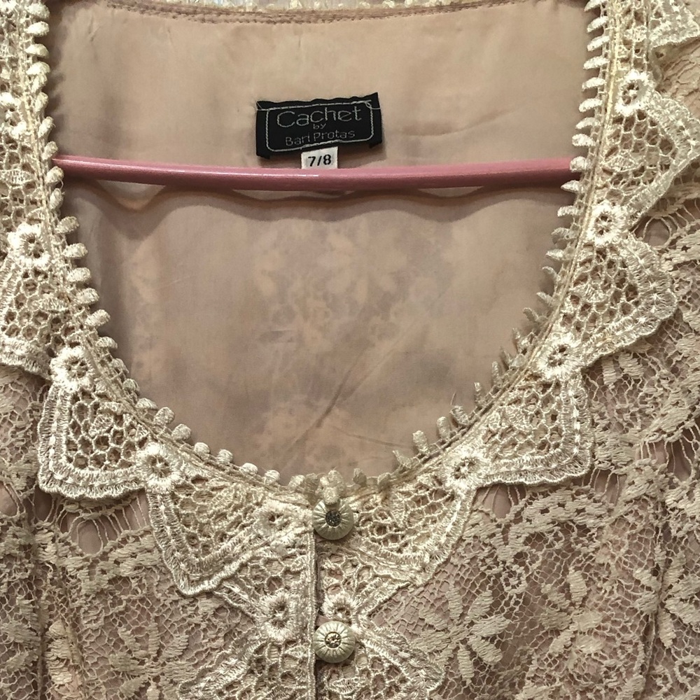 CACHET—TWO PIECE SPECIAL OCCASION JACKET AND SKIRT ENSEMBLE - Picture 2 of 4